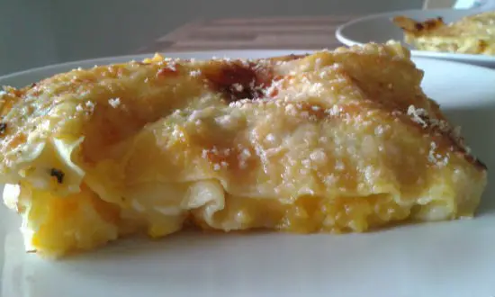 Ricetta Lasagne con zucca aromatizzate al basilico