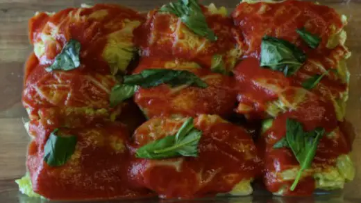 Involtini di verza con couscous