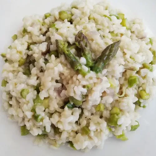 Risotto con asparagi