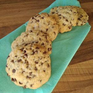 Cookies con gocce di cioccolato