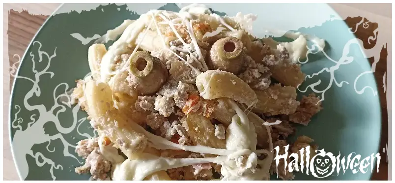 Maccheroni pasticciati di Halloween